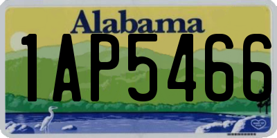 AL license plate 1AP5466