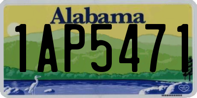 AL license plate 1AP5471