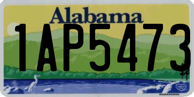 AL license plate 1AP5473