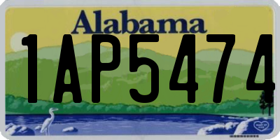AL license plate 1AP5474