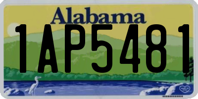 AL license plate 1AP5481