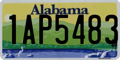 AL license plate 1AP5483