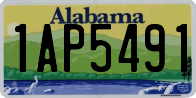 AL license plate 1AP5491