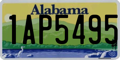 AL license plate 1AP5495