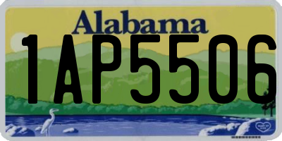 AL license plate 1AP5506