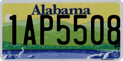 AL license plate 1AP5508