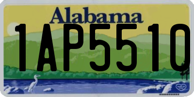 AL license plate 1AP5510