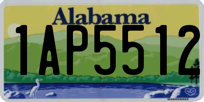 AL license plate 1AP5512