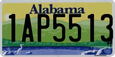 AL license plate 1AP5513