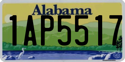 AL license plate 1AP5517