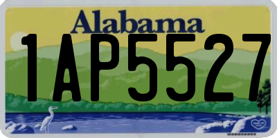AL license plate 1AP5527