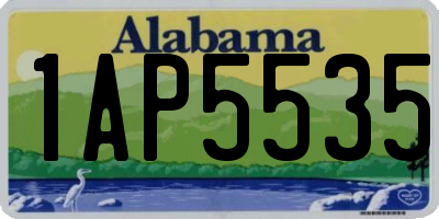 AL license plate 1AP5535