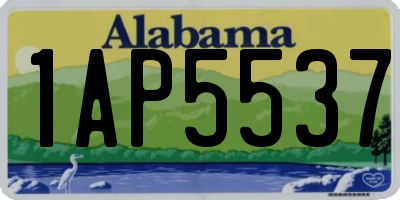 AL license plate 1AP5537