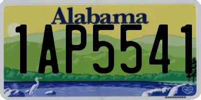AL license plate 1AP5541