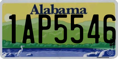 AL license plate 1AP5546
