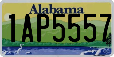 AL license plate 1AP5557