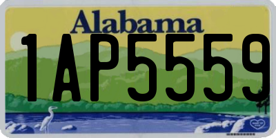AL license plate 1AP5559
