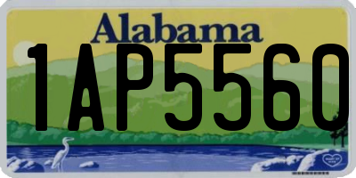 AL license plate 1AP5560