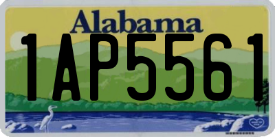AL license plate 1AP5561