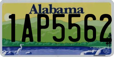 AL license plate 1AP5562