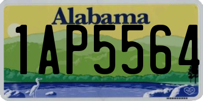 AL license plate 1AP5564