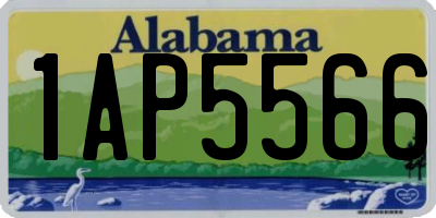 AL license plate 1AP5566
