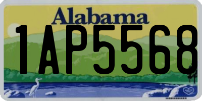 AL license plate 1AP5568