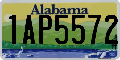 AL license plate 1AP5572