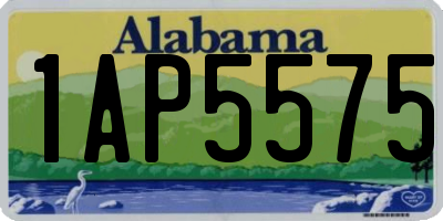 AL license plate 1AP5575