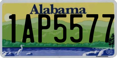 AL license plate 1AP5577