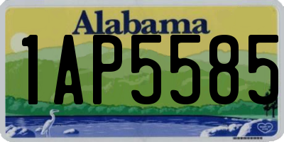 AL license plate 1AP5585