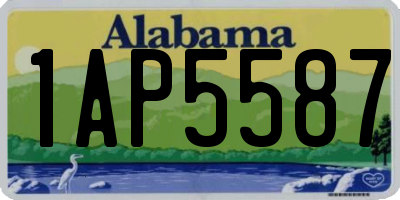 AL license plate 1AP5587
