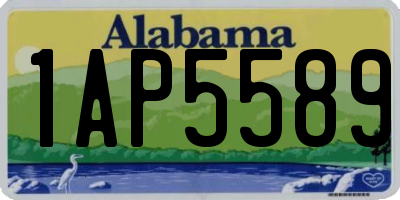 AL license plate 1AP5589