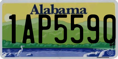 AL license plate 1AP5590