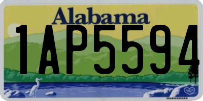 AL license plate 1AP5594