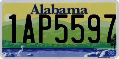 AL license plate 1AP5597