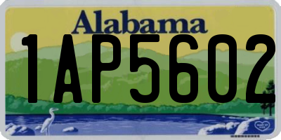 AL license plate 1AP5602