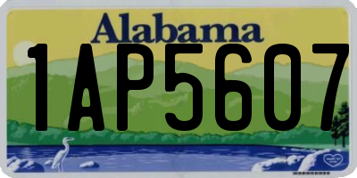 AL license plate 1AP5607