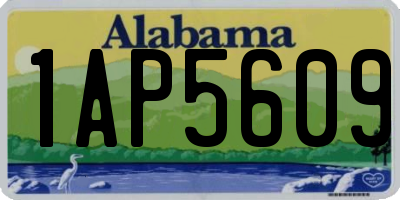 AL license plate 1AP5609