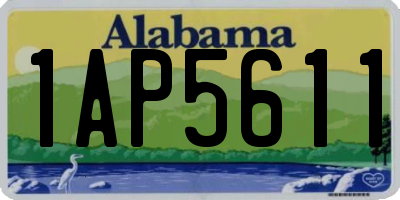 AL license plate 1AP5611