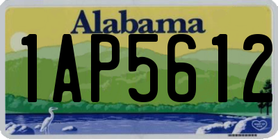 AL license plate 1AP5612