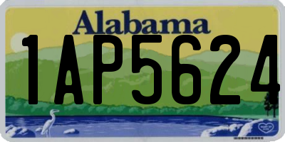 AL license plate 1AP5624