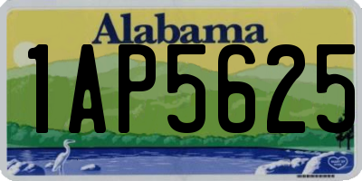 AL license plate 1AP5625