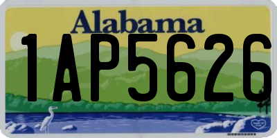 AL license plate 1AP5626