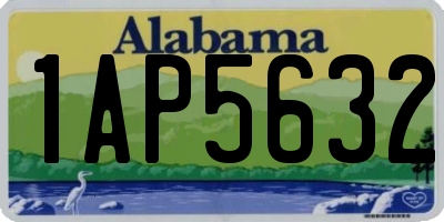 AL license plate 1AP5632