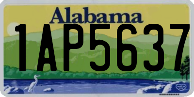AL license plate 1AP5637