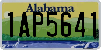 AL license plate 1AP5641