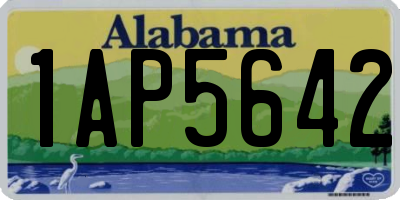 AL license plate 1AP5642
