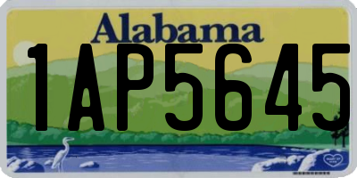 AL license plate 1AP5645