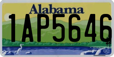 AL license plate 1AP5646